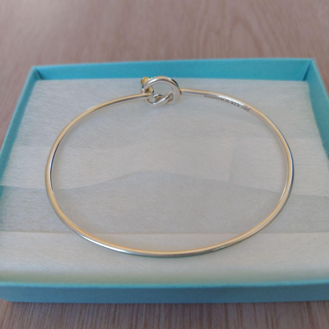 にし様 Tiffany バングル ラブノット