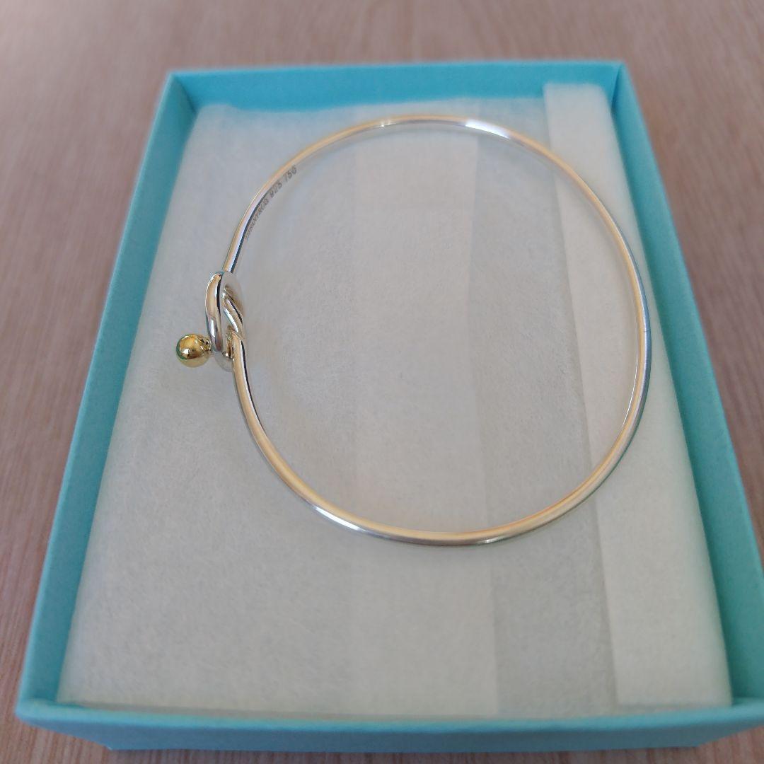 にし様 Tiffany バングル ラブノット
