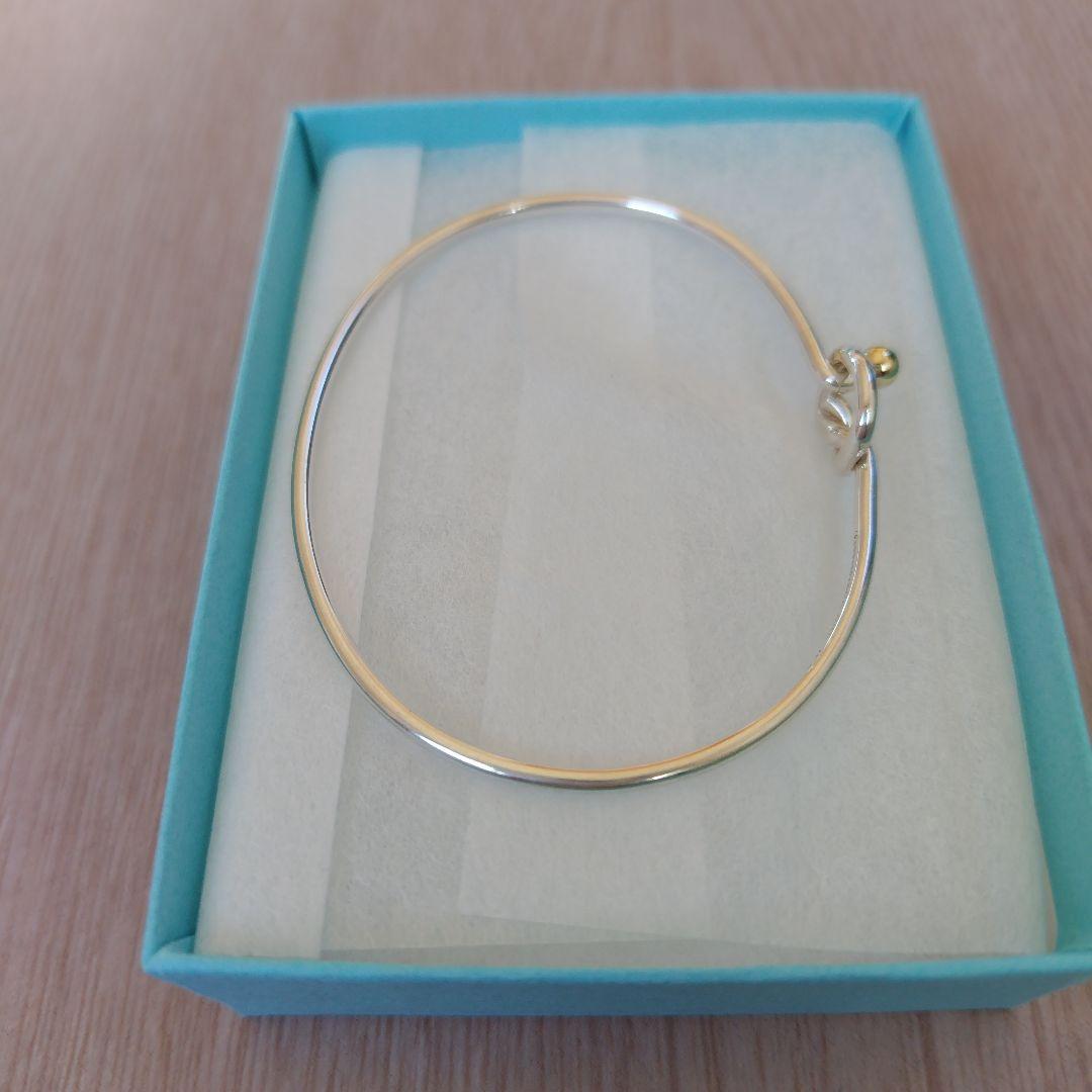 にし様 Tiffany バングル ラブノット