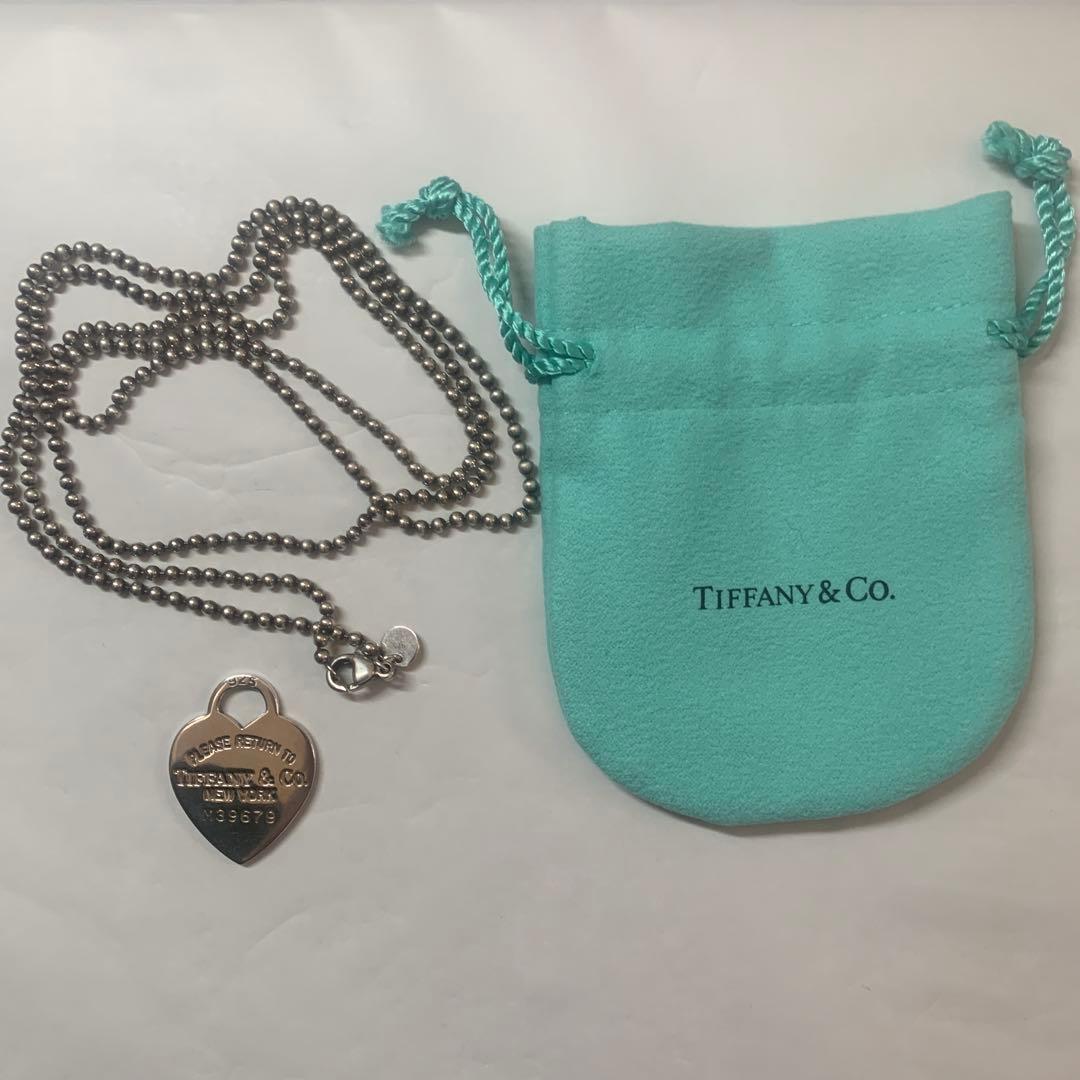Tiffany & Co. ハート型チャーム ネックレス
