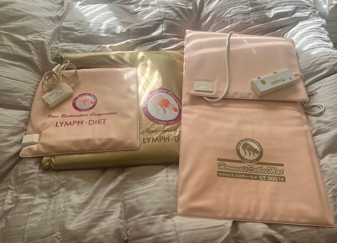 ホルミシスエスティーマットST-300 カバー　ホルミシス座布団の３点セット