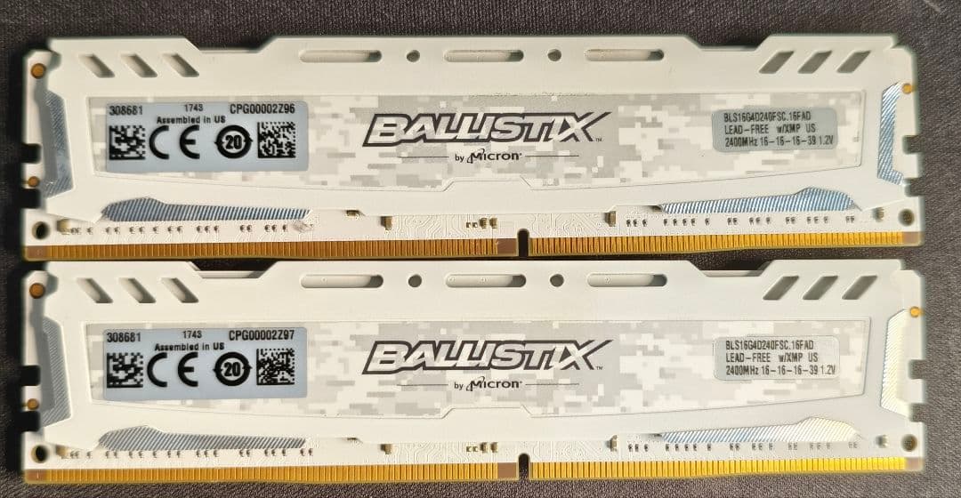 メモリ　DDR4 2400MHz 16GB×2 32GB