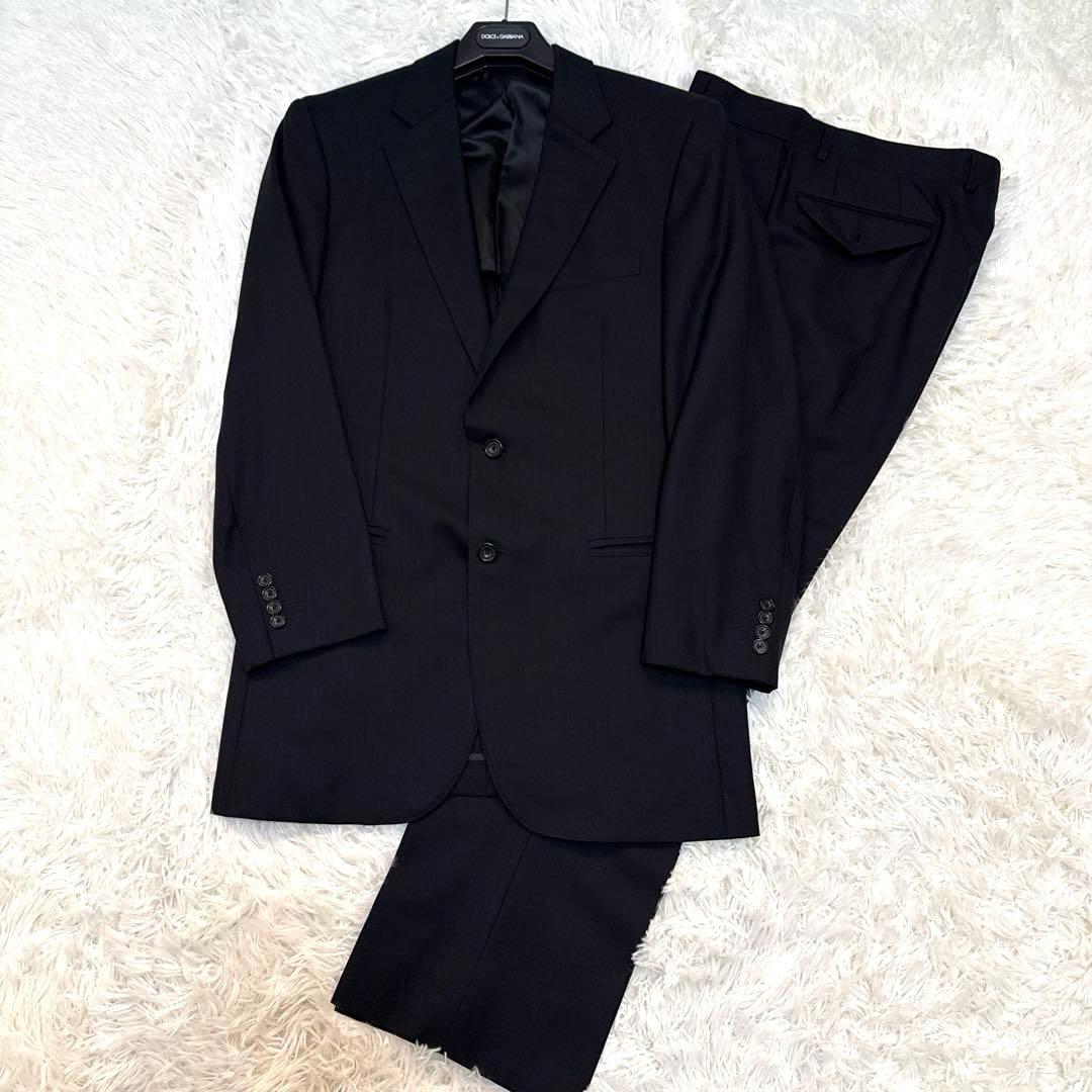 【美品】バーバリーロンドン スーツセットアップ ブラックA6