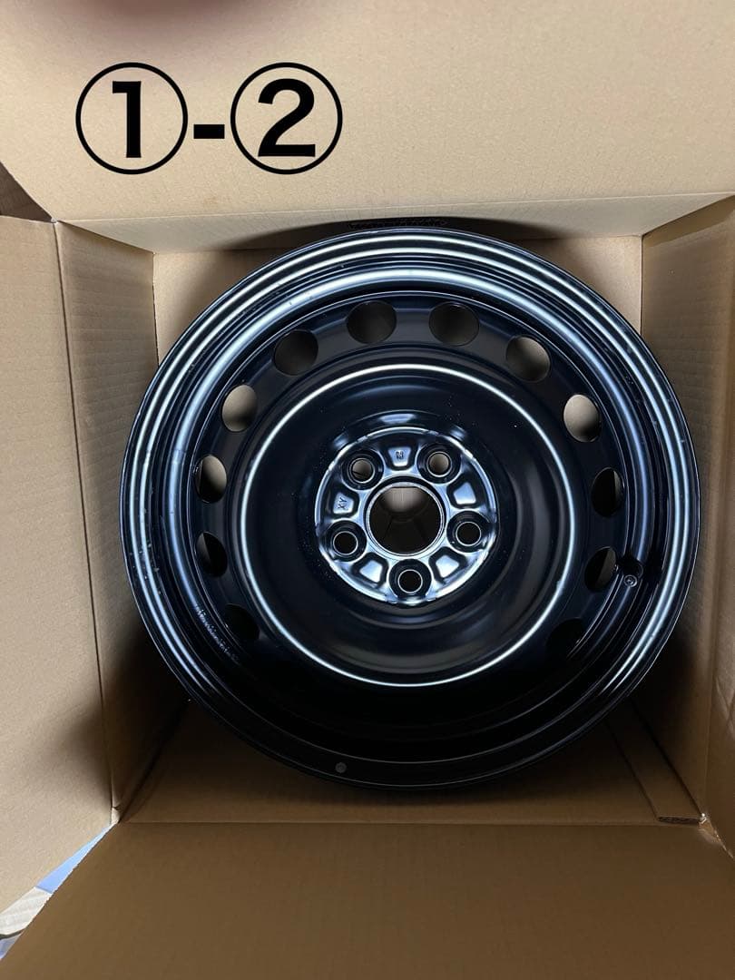 シエンタ 10系　15インチスチールホイール　①