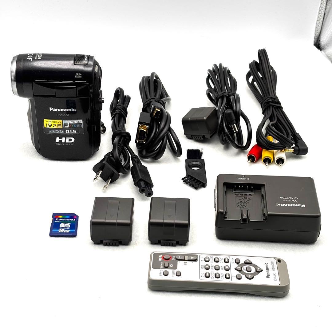 【動作品】Panasonic HDC-SD7 ビデオカメラ SDカード付き