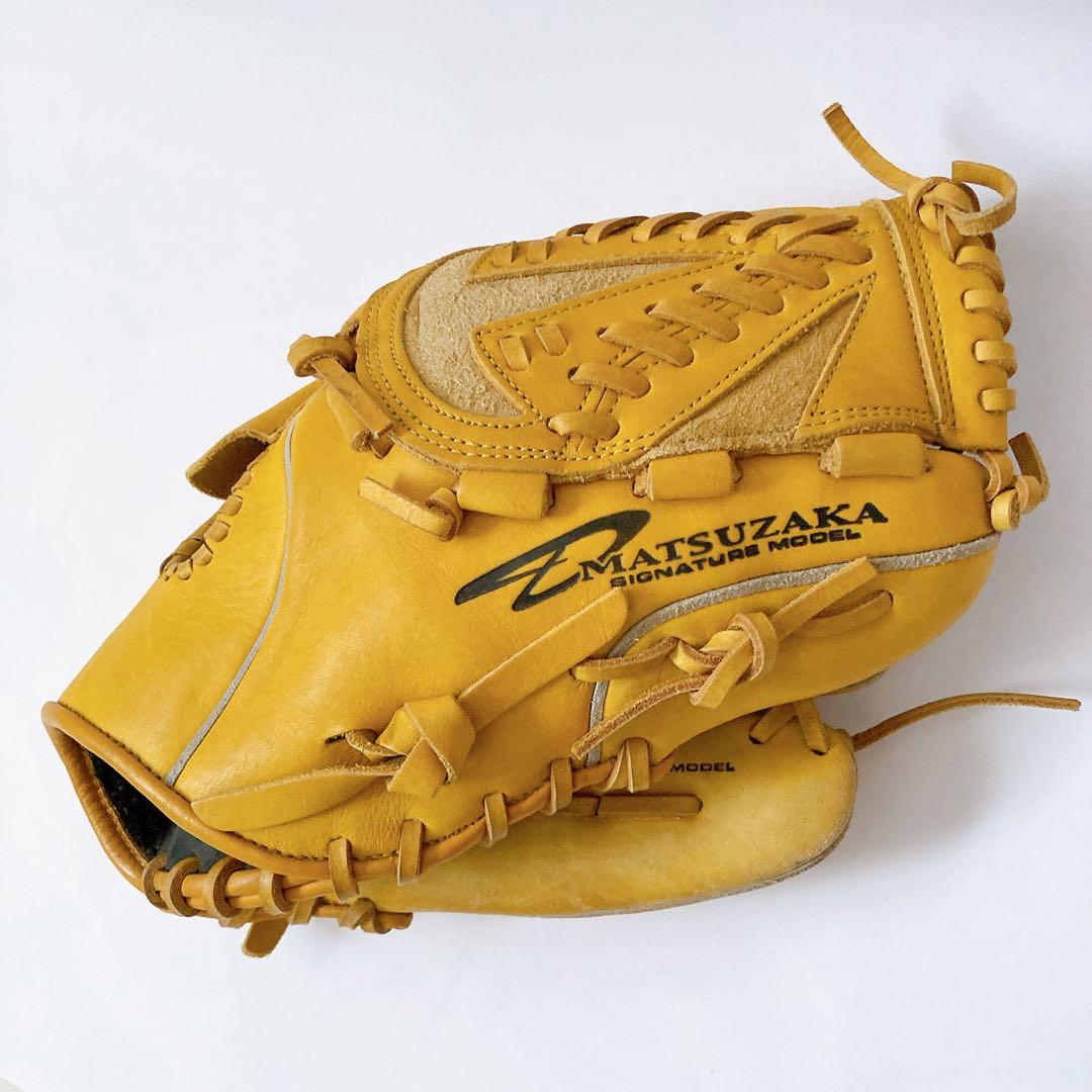Nike ナイキ シグネチャー 松坂大輔 モデル グローブ イエロー ピッチャー