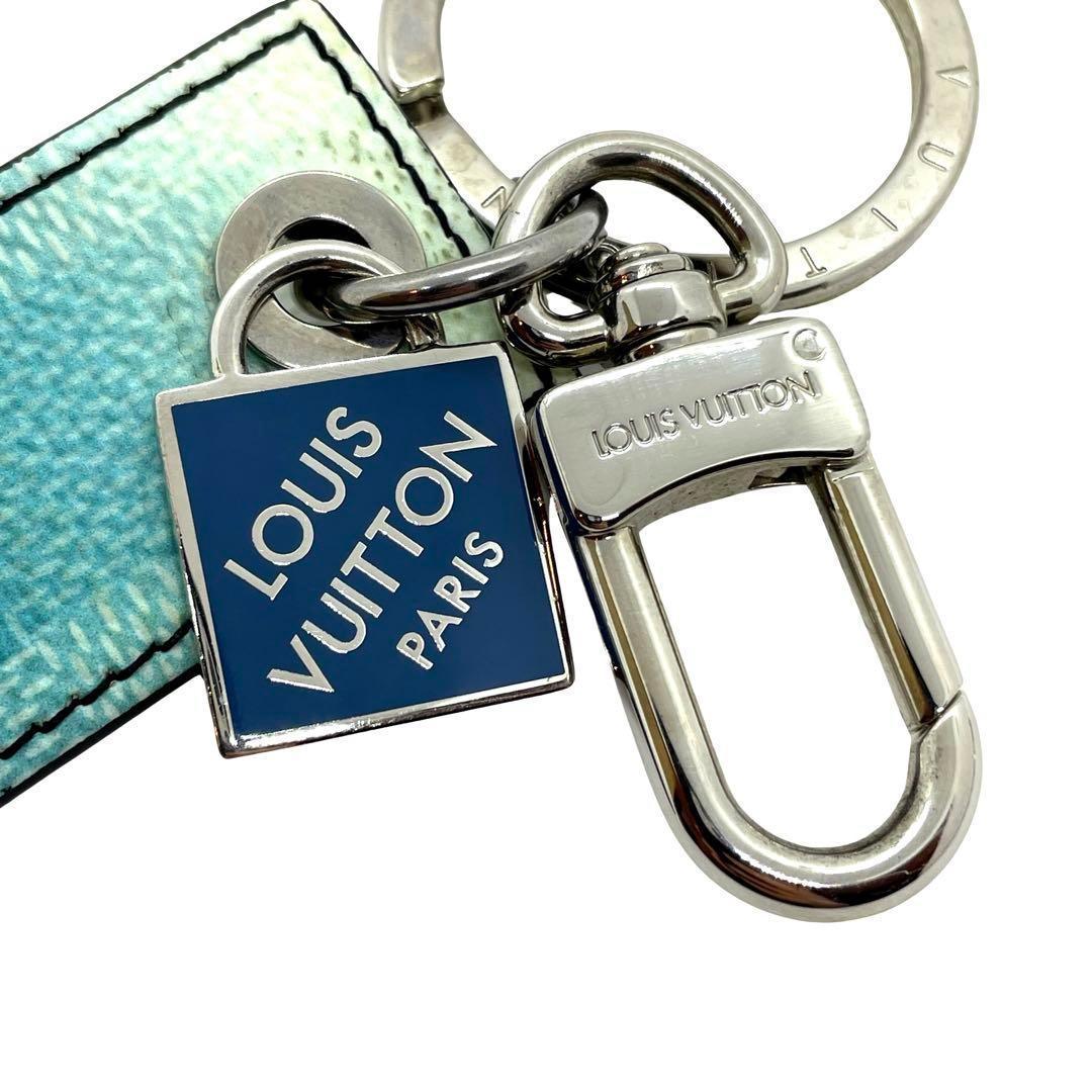 一点物 正規品 ルイヴィトン キーリング M00735 ダミエ ストライプス人気