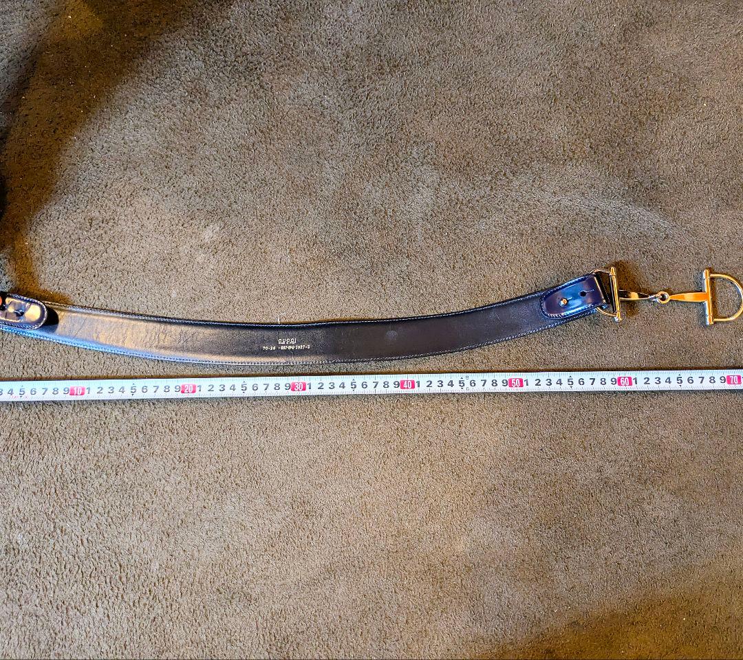 GUCCI Tom Ford期 ジャイアントホースビット ベルト エナメル