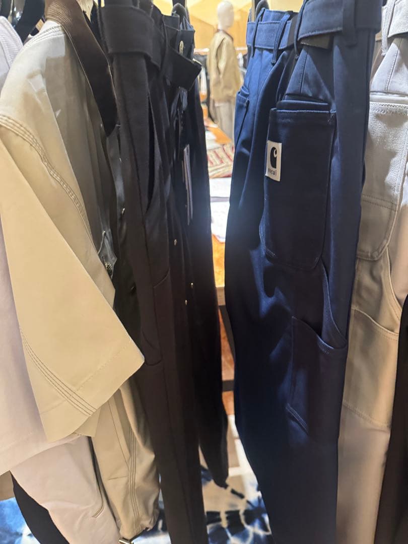 ジャケット・アウター sacai x Carhartt WIP Duck Shirt \"Black\"