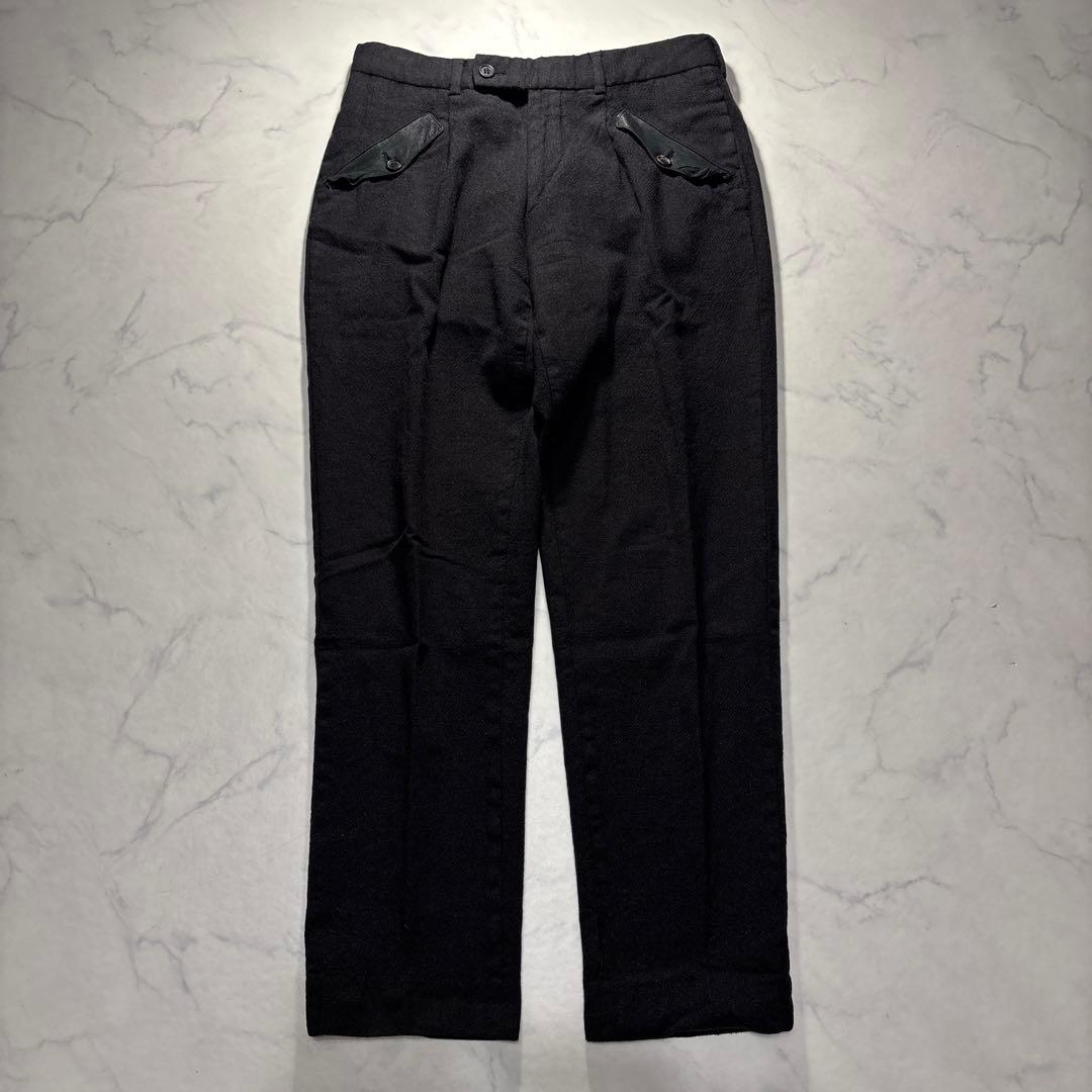 07AW Dior HOMME エディ期 レザー切替 スラックス アーカイブ