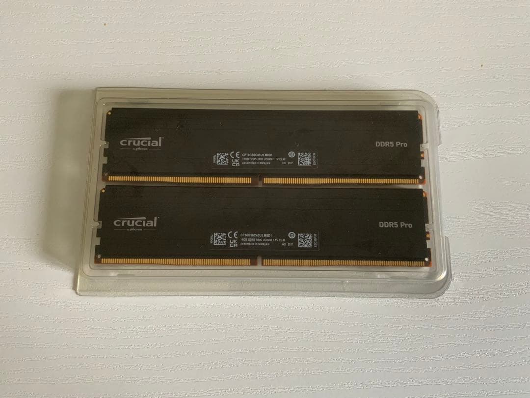 Crucial PRO デスクトップ用メモリ 16GBX2枚 DDR5-5600