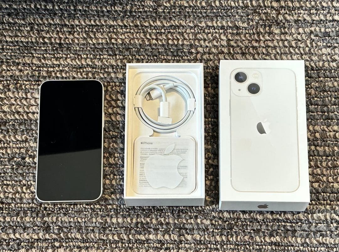 【256GB】 iPhone13mini 白　美品
