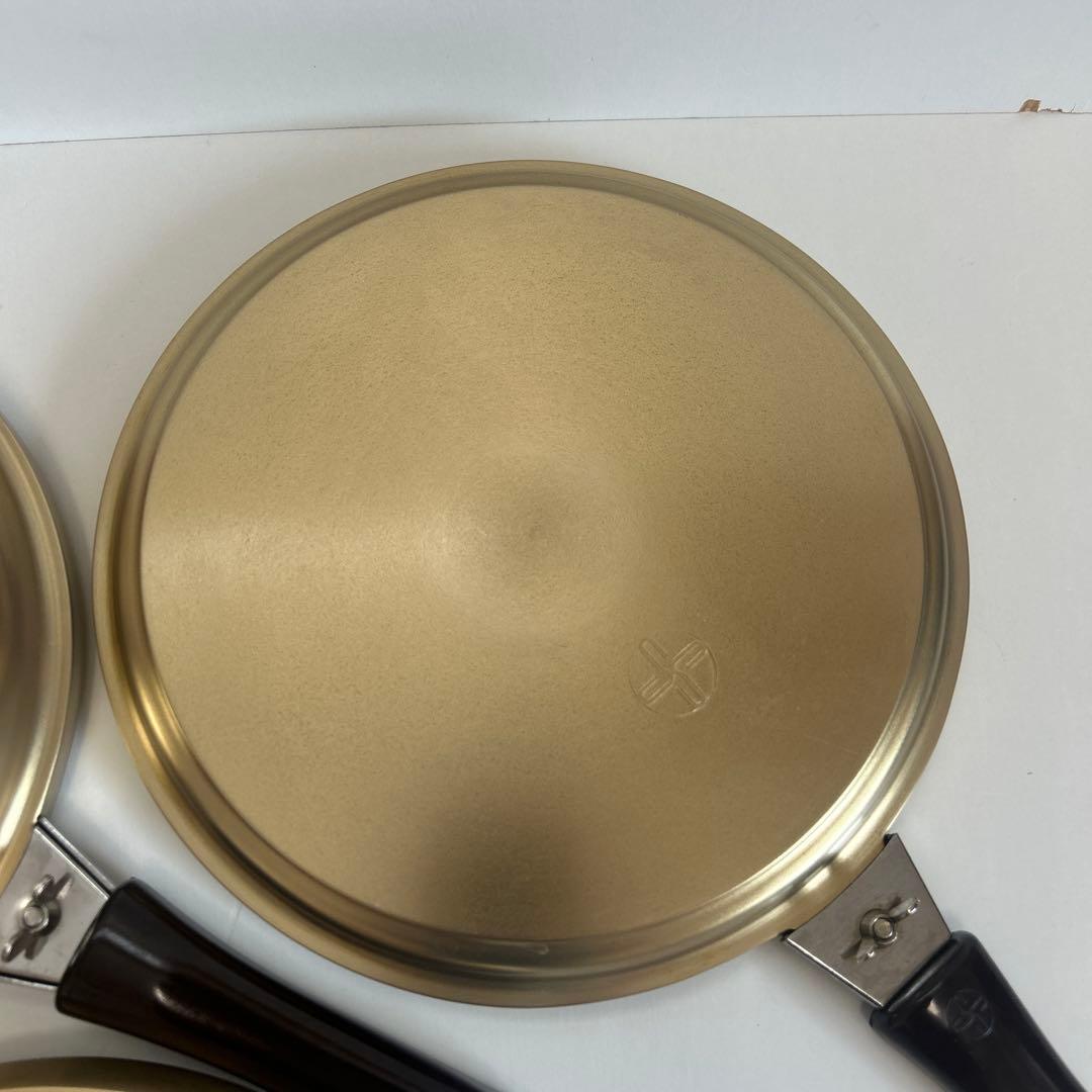 最高級　しばのキッチン　ゴールド　6点セットガラス蓋セット