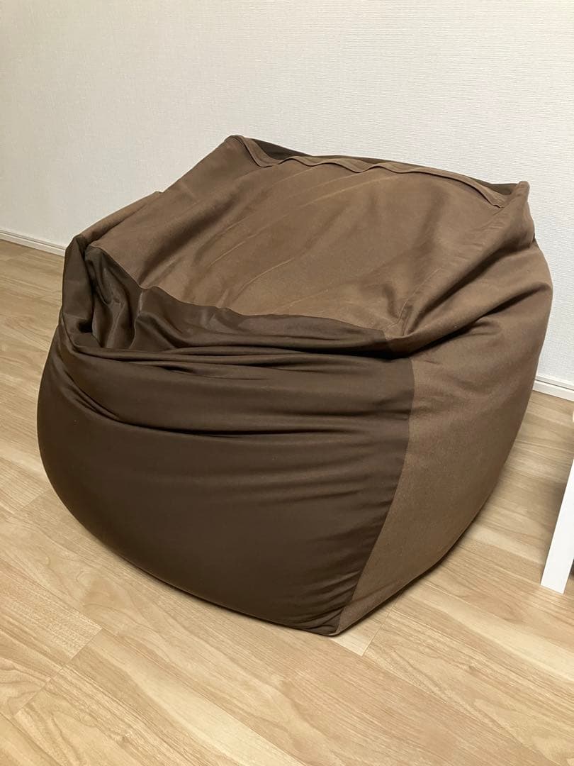 ヒトをダメにするソファー　ブラウン ビーズクッション