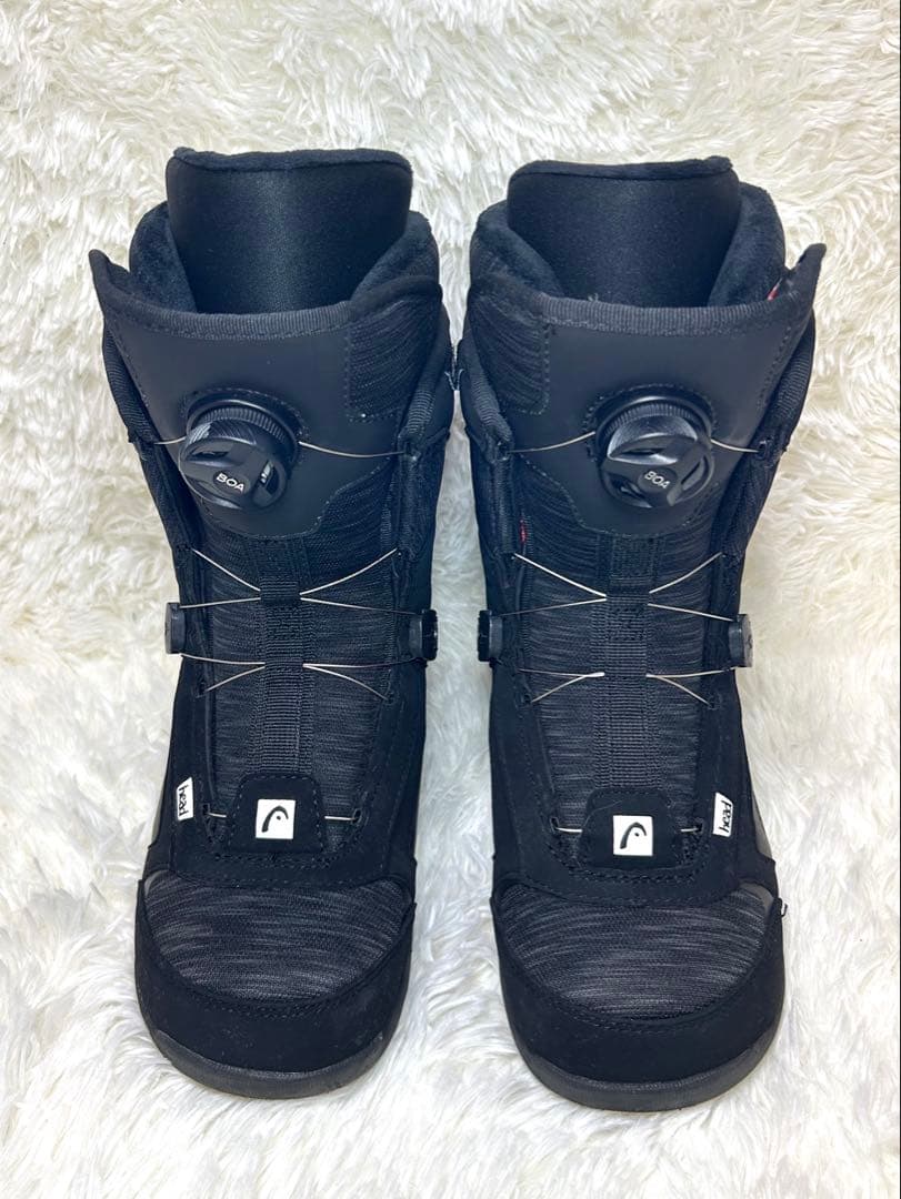 headヘッドBOAスノボスノーボードブーツブラッ23.5 パーフェクトフィット