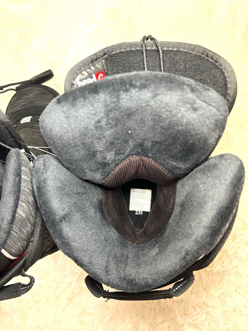 headヘッドBOAスノボスノーボードブーツブラッ23.5 パーフェクトフィット