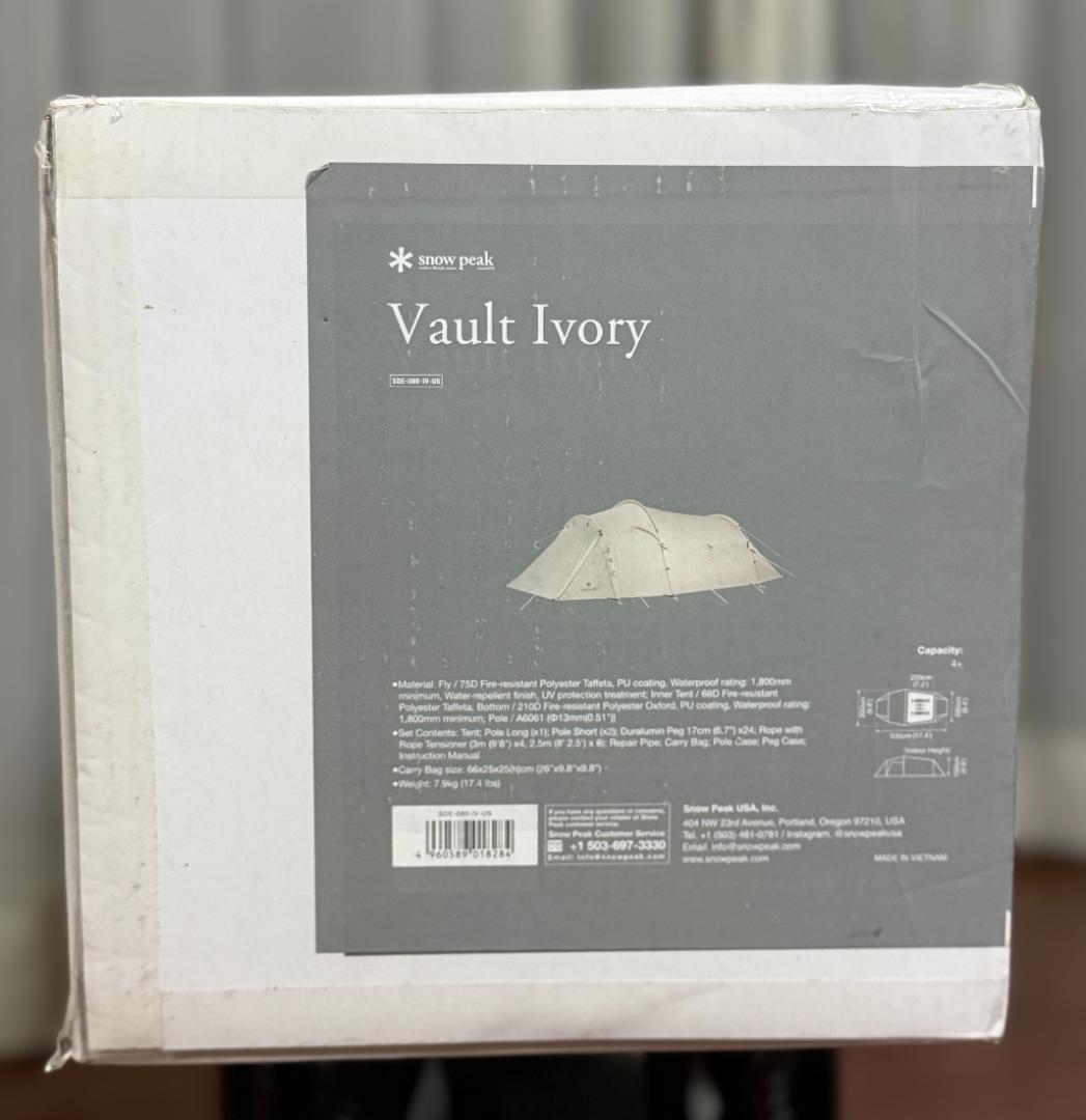 さらに値下げ⭐︎新品未開封★ peakスノーピーク ヴォールトアイボリー