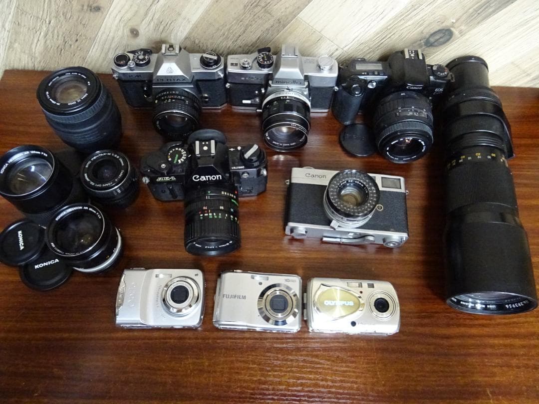 パ*ダ様 広022 カメラ まとめ売り 8点 キャノン ミノルタ オリンパス ペ