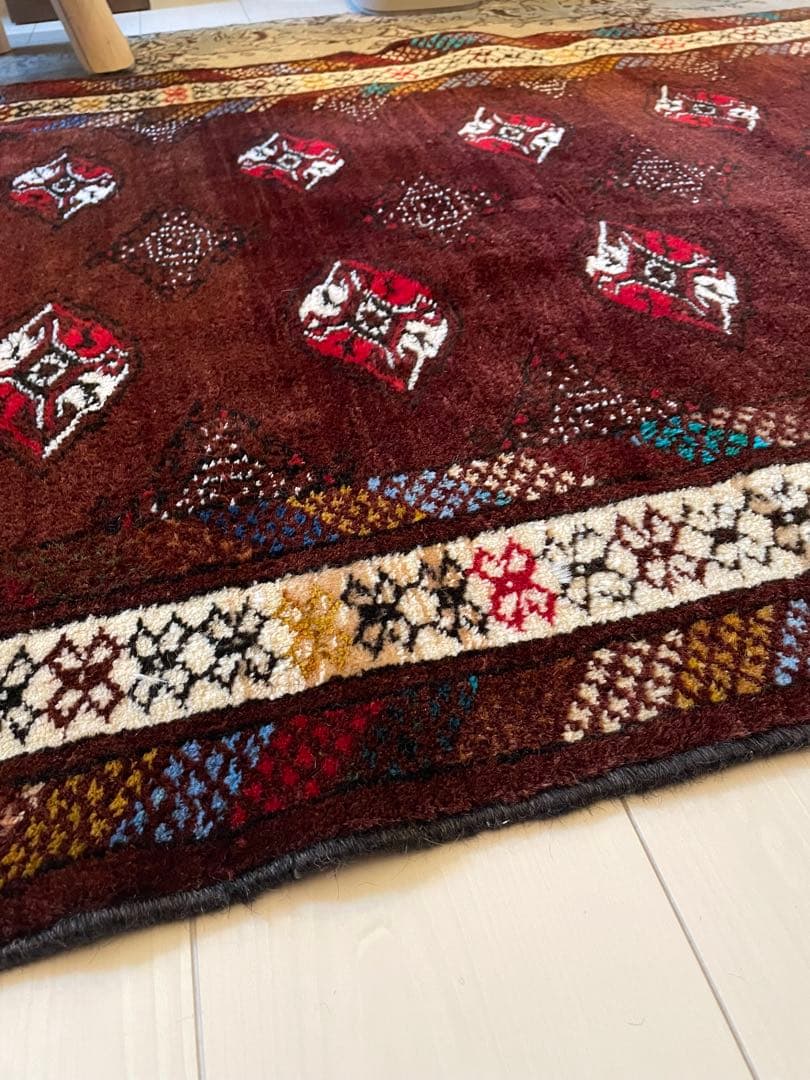 ヴィンテージラグ トルクメン　 約147cm×100cm