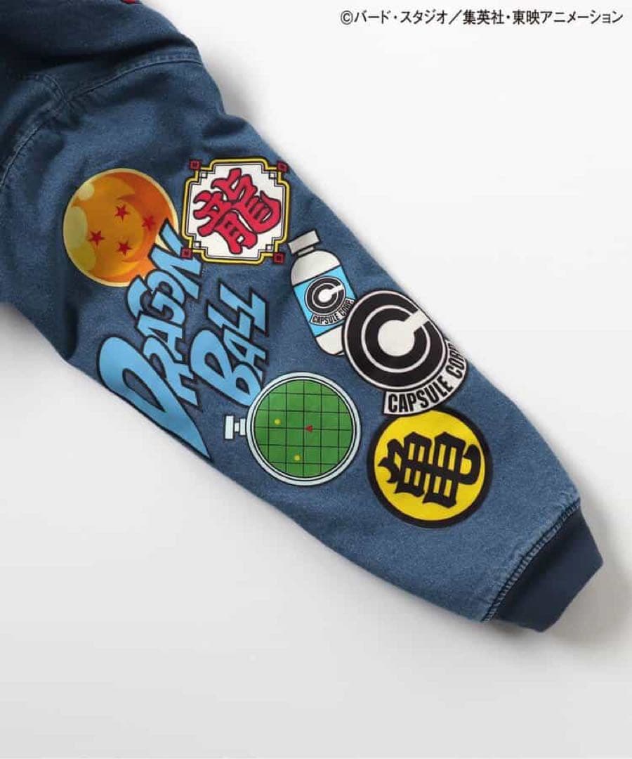 breeze ドラゴンボール デニムボアジャケット
