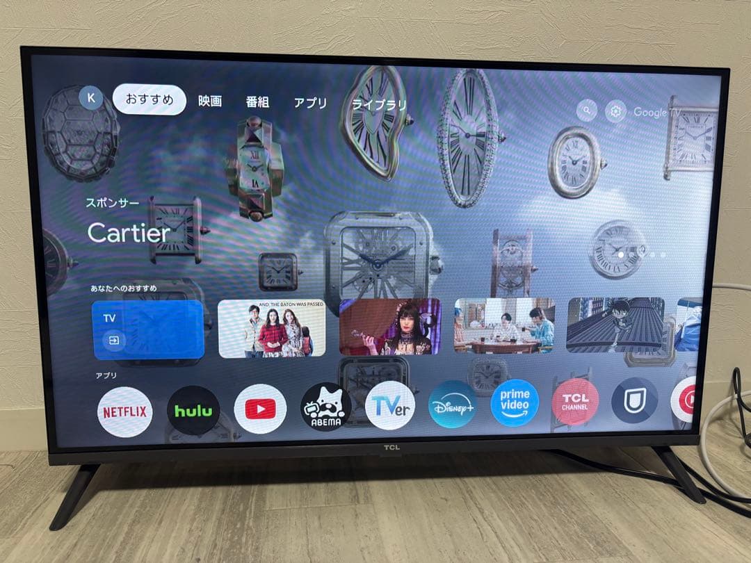 TCL スマートテレビ 32S5401 チューナーイン