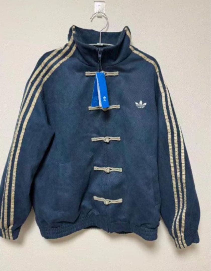 adidasアディダス 中国限定 蛇年トラックジャケット ネイビー　XLサイズ