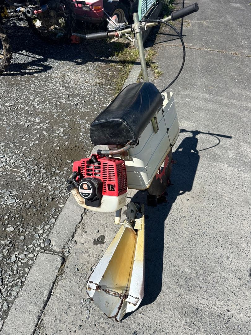 丸山田面ライダー　溝切機　乗用　水田溝切り 発機械の作動状態は良好岩手県奥州市発