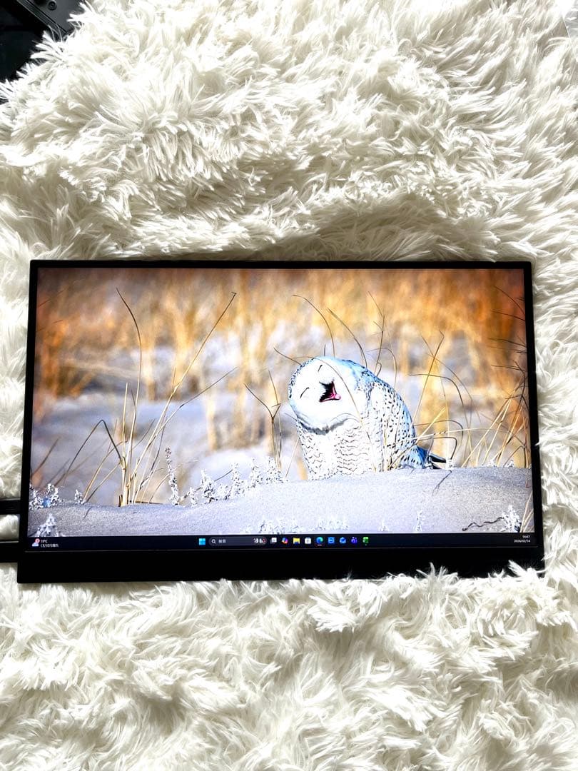 cocopar 17.3インチ フルHD モバイルディスプレイ 非光沢 カバー付