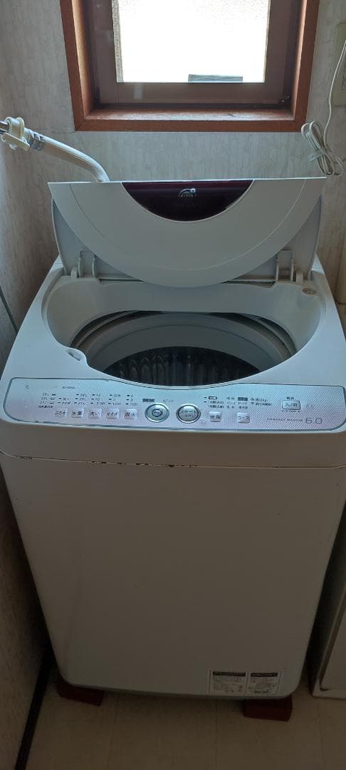 縦型式洗濯機 6.0L ホワイト