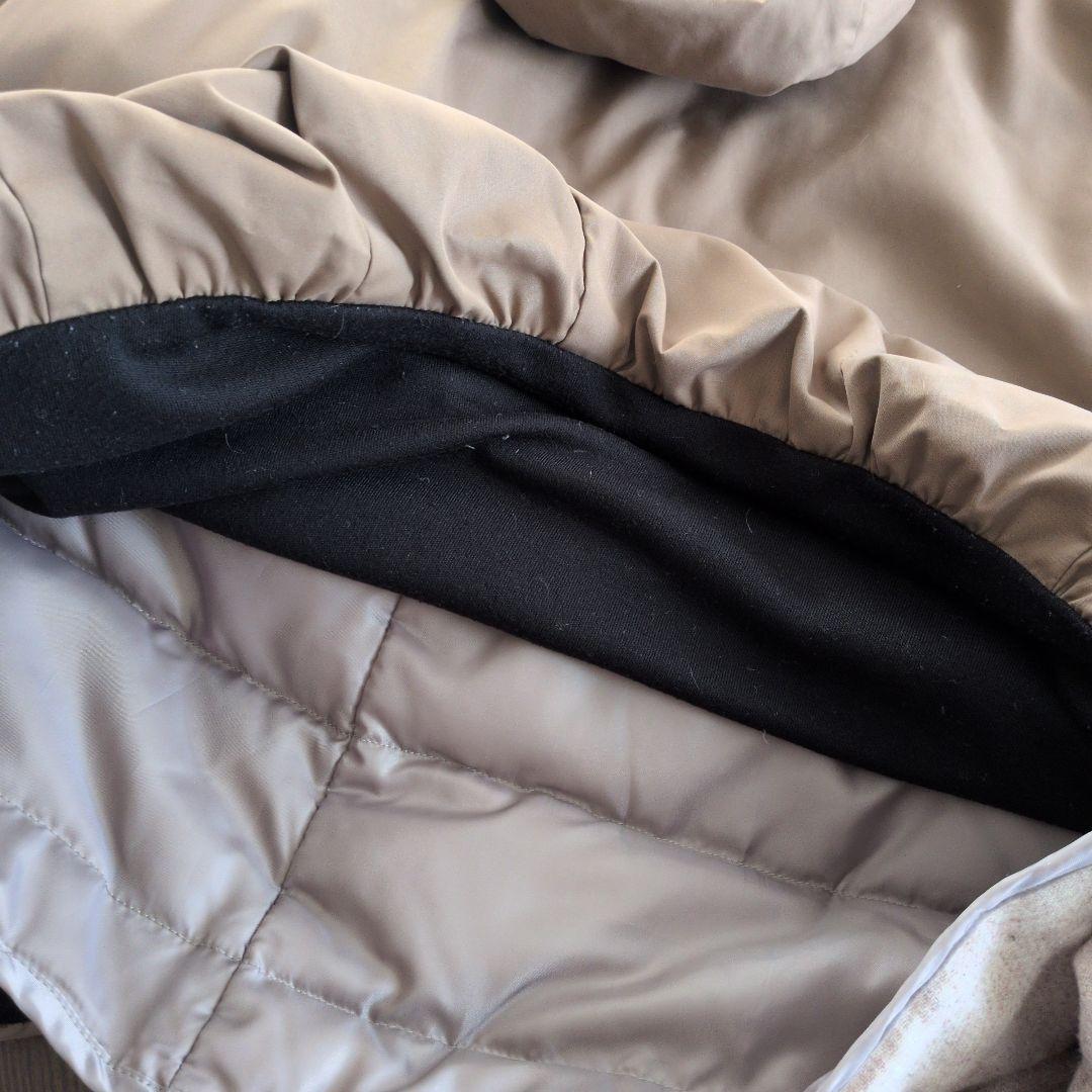 ビアズリー　バルーンブルゾン　フード付き　ベージュ系