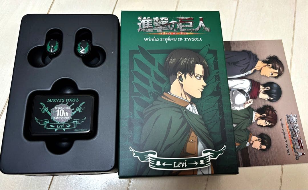 ONKYO 進撃の巨人コラボ リヴァイモデル ワイヤレスイヤホン