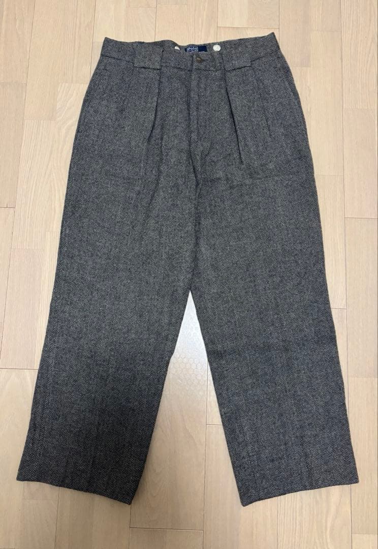 【最大値下げ】Polo by Ralph Lauren ウールスラックスUSA製