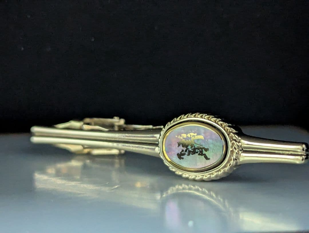 BURBERRY　ネクタイピン　ブラックシェル