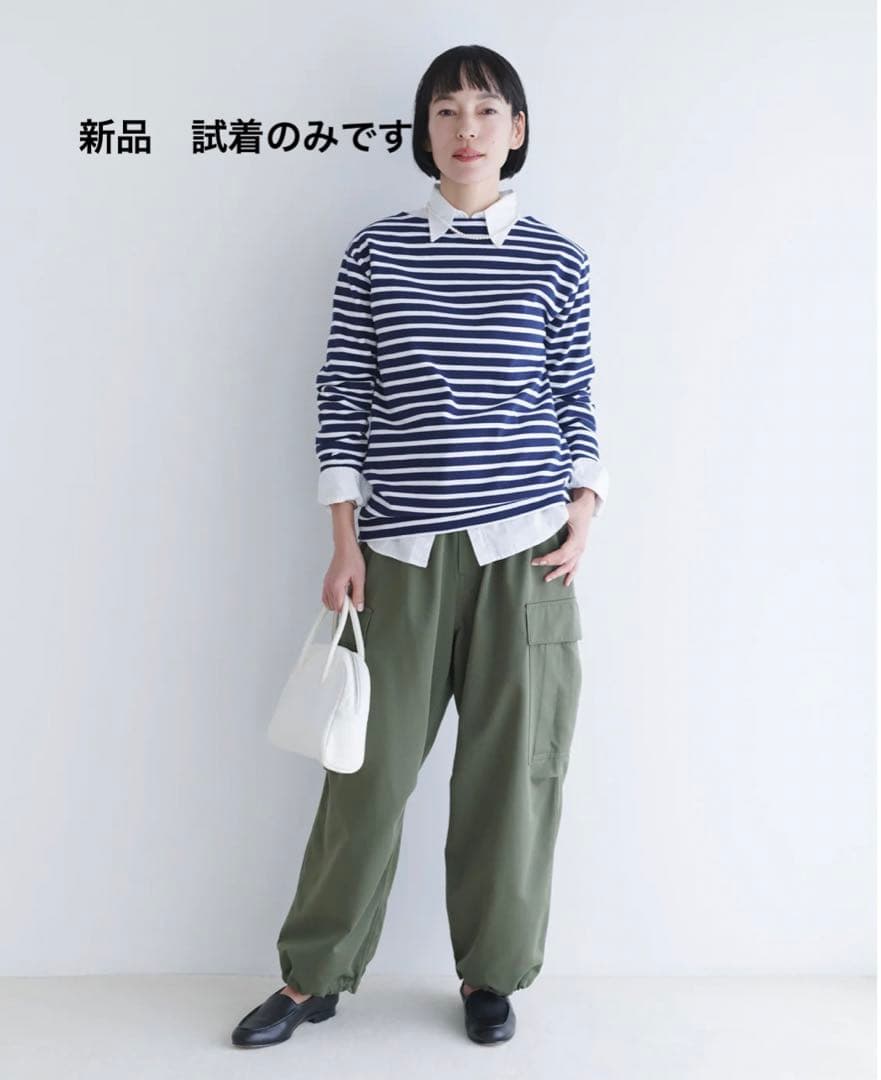 北欧暮らしの道具店　大人のためのきれいめカーゴパンツ　Lサイズ