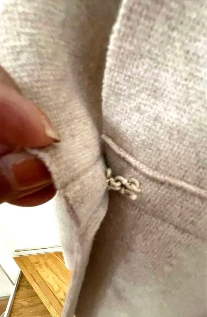 アニオナAGNONA カシミアニットジャケットコート未使用に近い