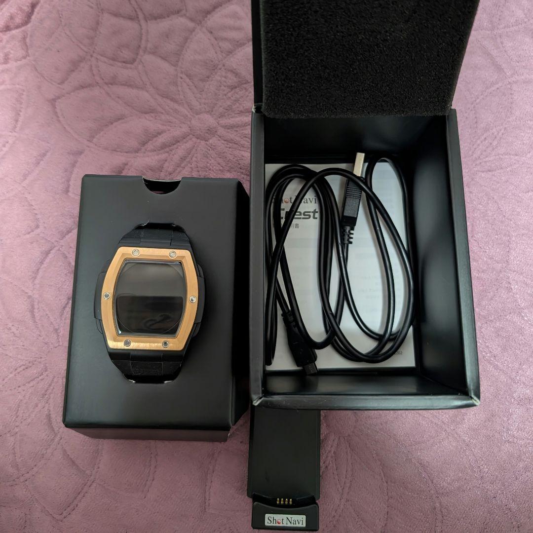 430207momo ショットナビ クレスト GPS ゴルフナビ★美品