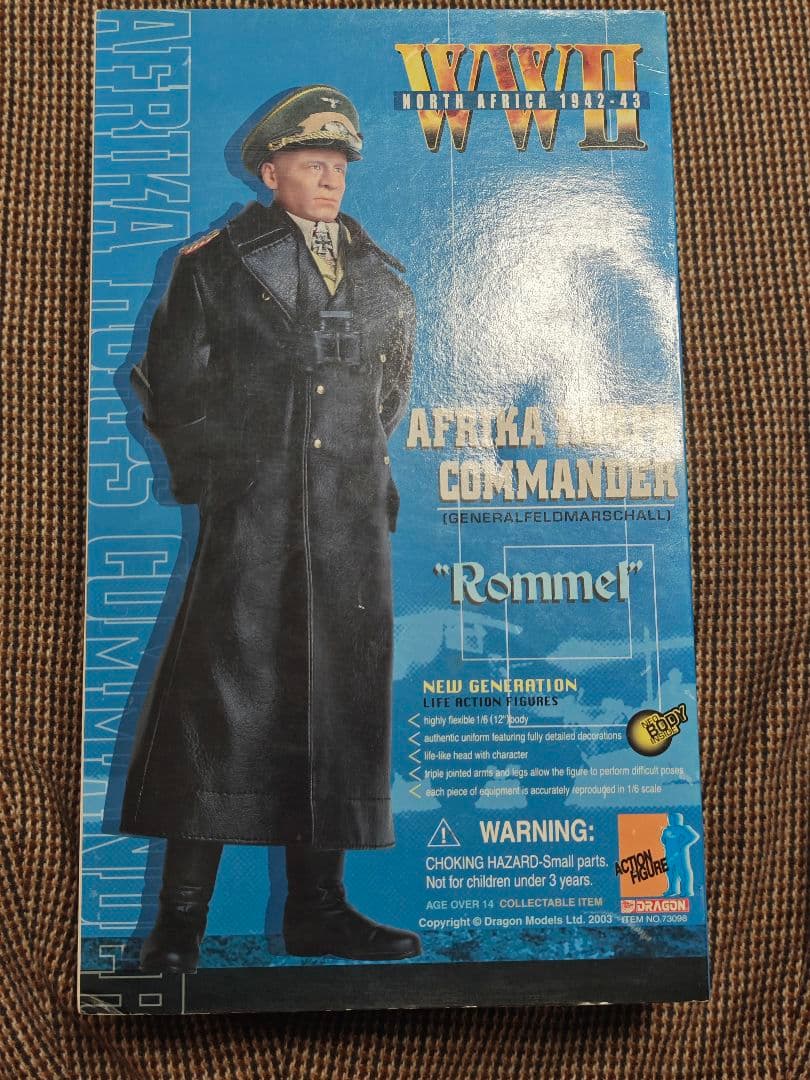 WWII アフリカ軍団指揮官 1942-43 ロンメル将軍