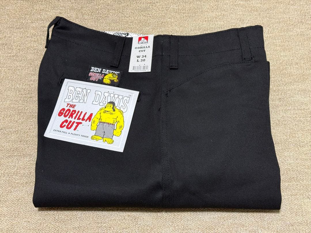 ポ*ド様 【未使用】BEN DAVIS ベンデイビス　ゴリラカット　34×30