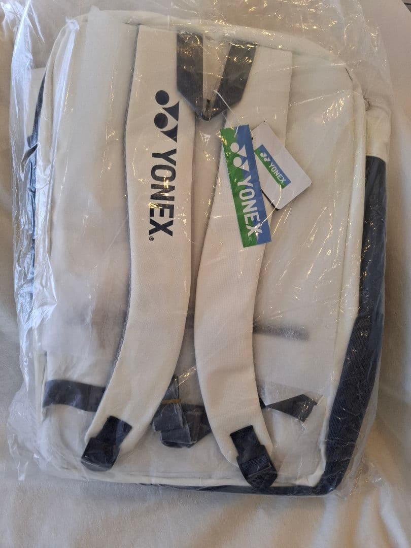 YONEX バドミントンバックパック ホワイト/ネイビー