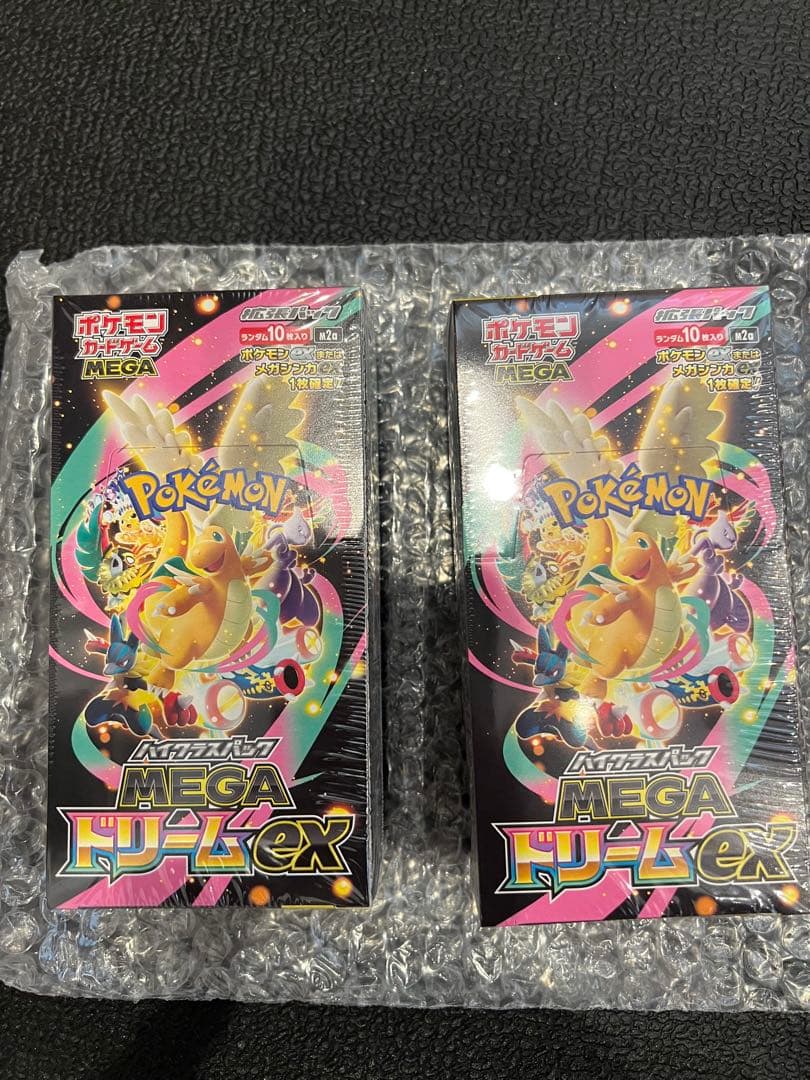 ポケモンカードゲーム MEGAドリームEX 新品未開封シュリンク付き　2箱