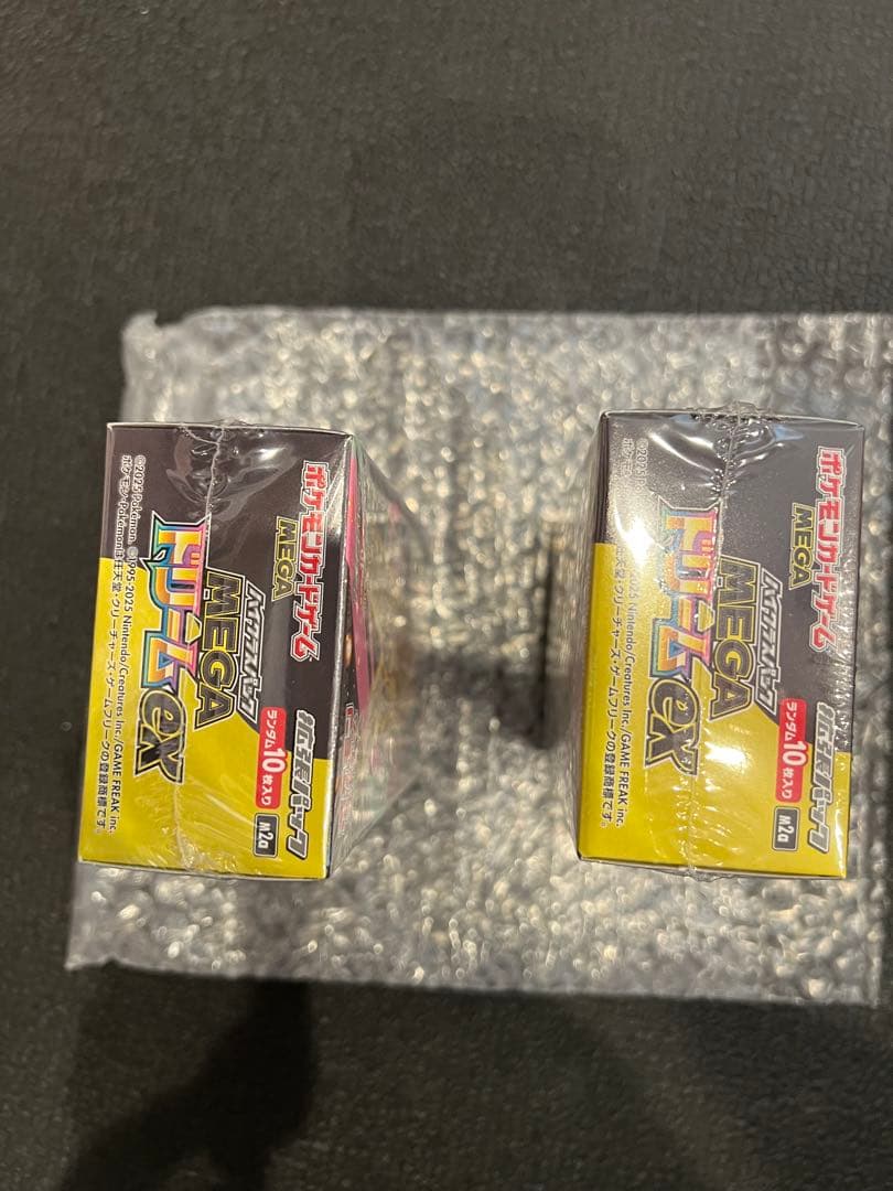 ポケモンカードゲーム MEGAドリームEX 新品未開封シュリンク付き　2箱