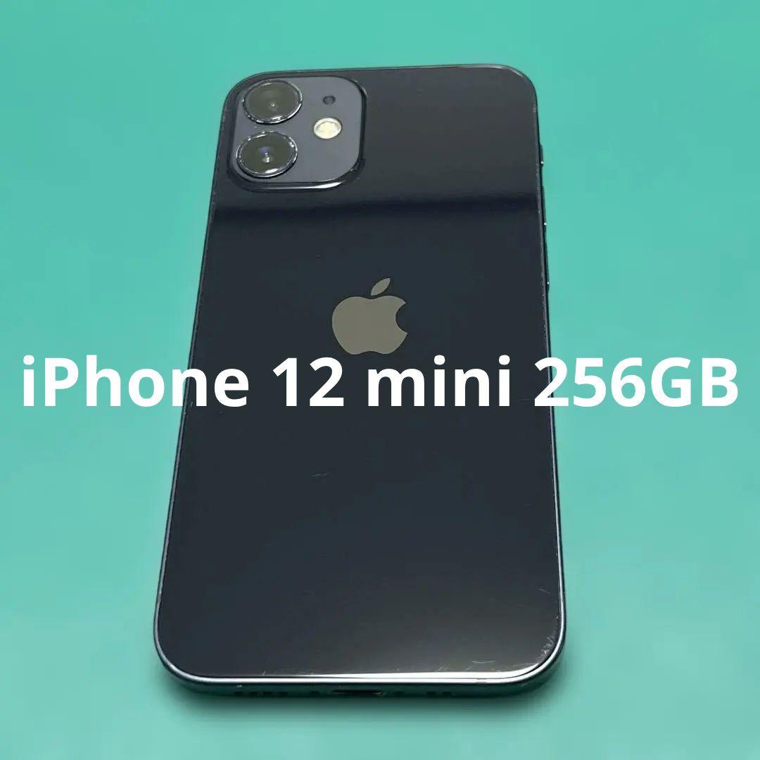 【美品】iPhone 12 mini ブラック 256GB 13