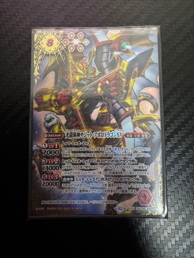 光龍騎神サジット・アポロドラゴンXV 通常シークレット