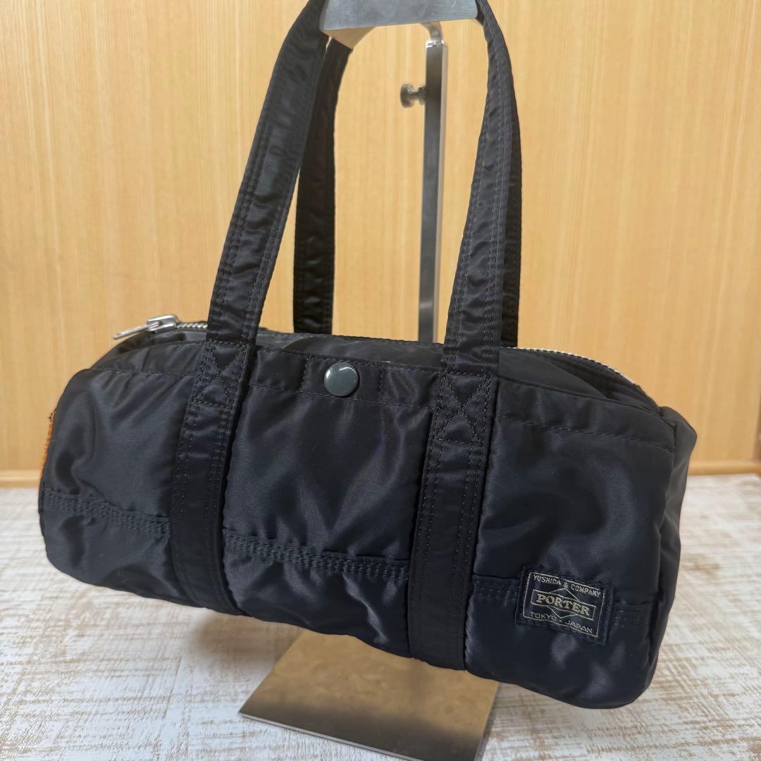 PORTER ポーター タンカー ドラムバックミニ ボストンバック　ブラック