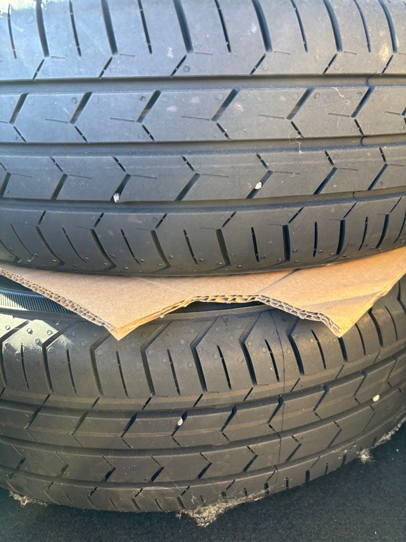 NISSAN 14インチ ホイールセット YOKOHAMAタイヤ　新車外し