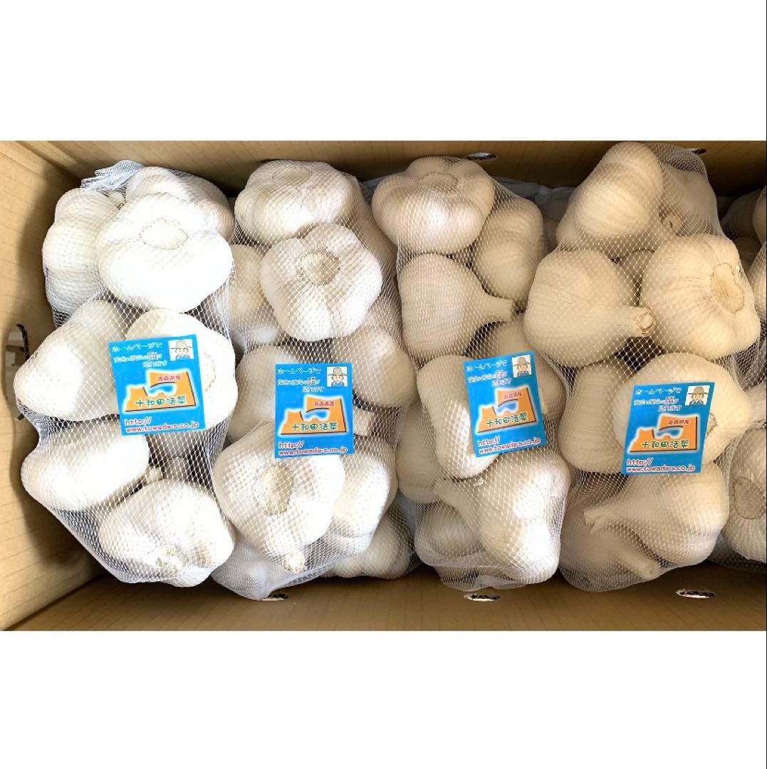 にんにく4キロ　最高級にんにく　厳選にんにく　ホワイト六片種にんにく　A品M