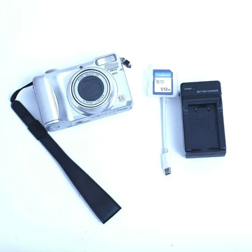 スマホ転送可 Nikon COOLPIX4800 CFカード他付き