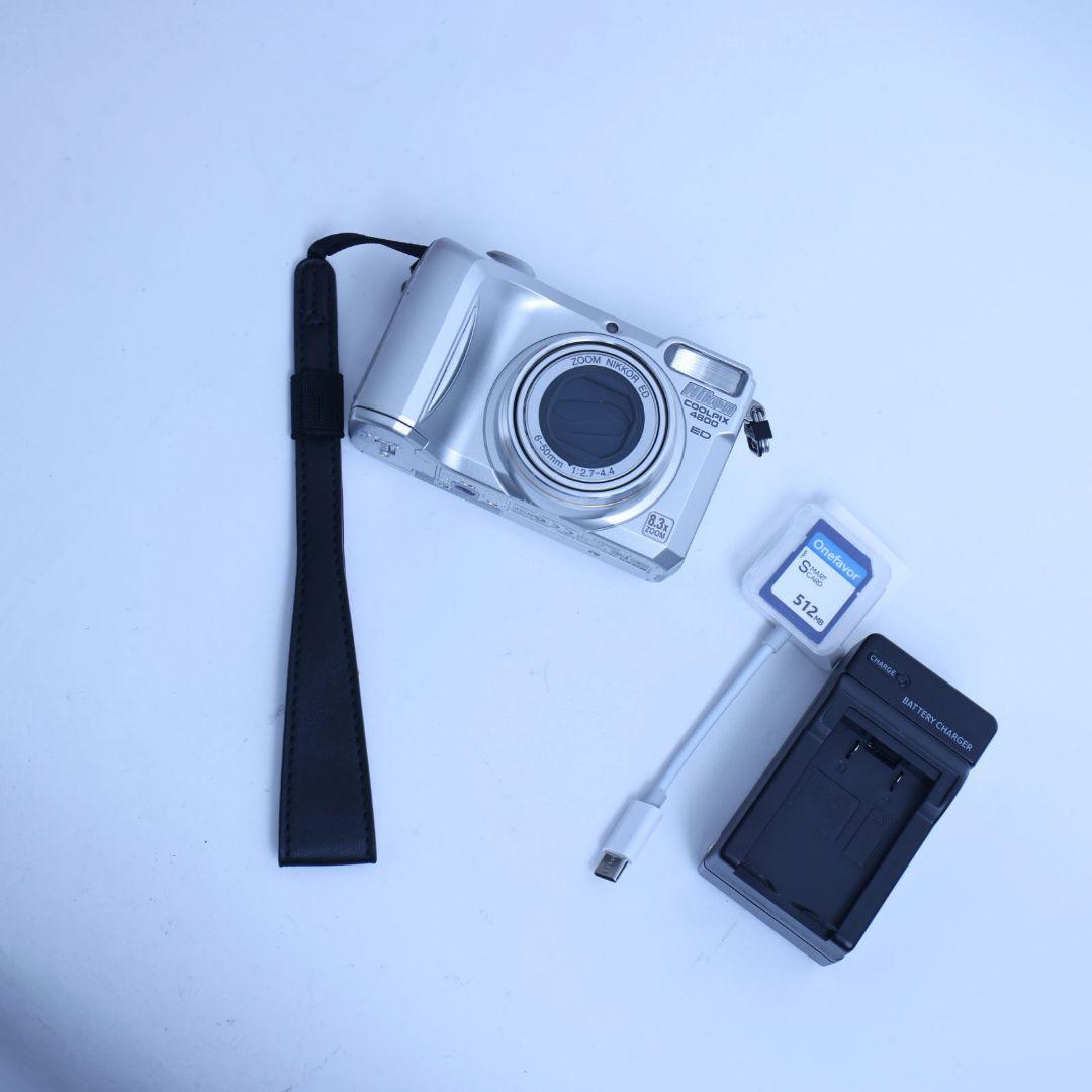 スマホ転送可 Nikon COOLPIX4800 CFカード他付き