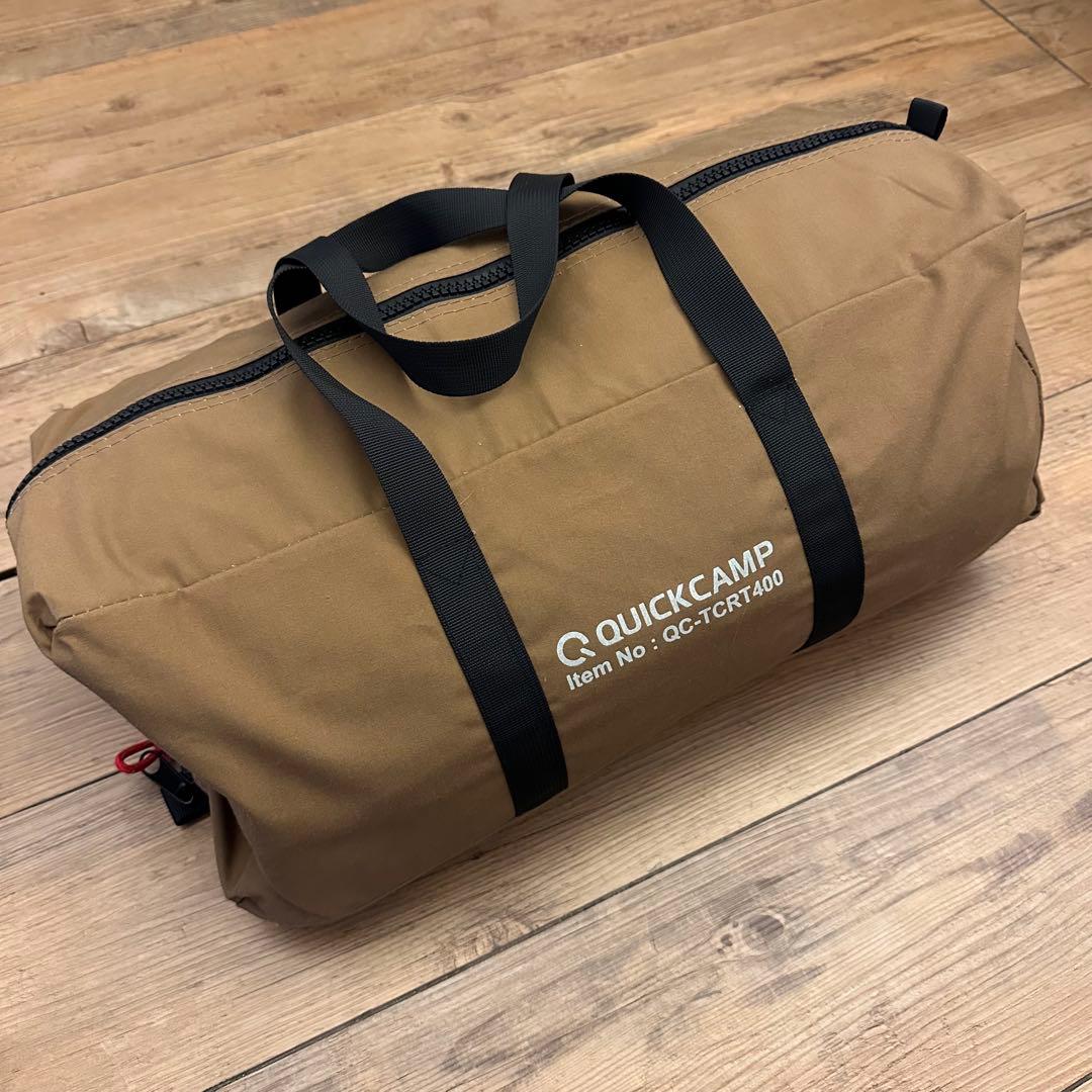 クイックキャンプ tc レクタ タープ 一度のみ使用