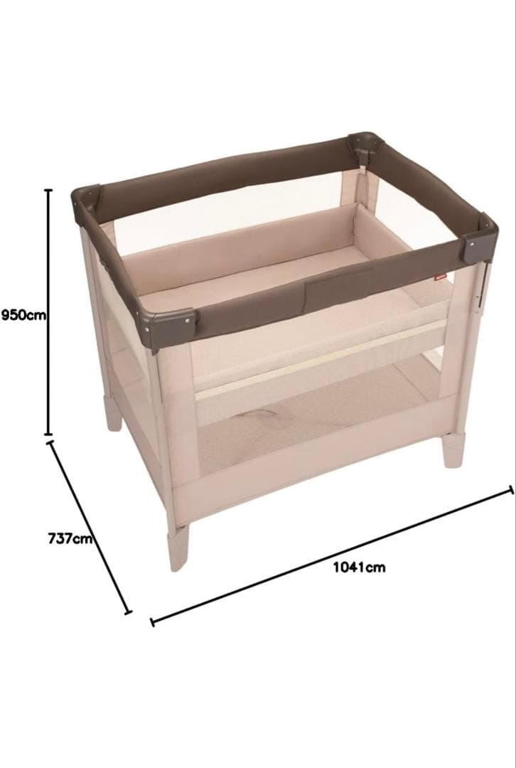 アップリカ(Aprica) 折り畳み ベビーベッド ココネル　エアー ブラウン